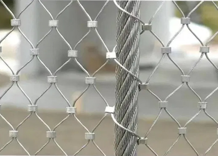 Stainless Steel Wire Cable Net For Gibbon Enclosure Mesh 
