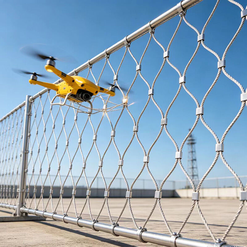 Customized High Strength Galvanized Steel Anti Drone Net for Reliable Drone Protection Net Security