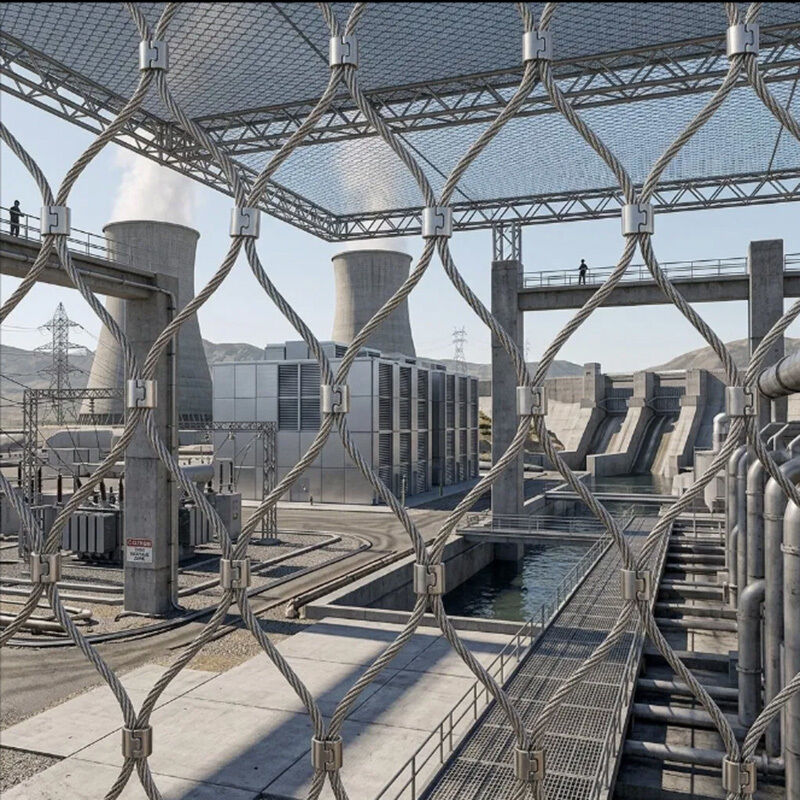 Customized Galvanized Anti Drone Net with 500mm Hole Size for Airport and Factory Roof Airspace Security