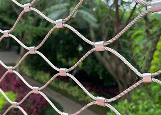 7x7 1.5mm Cáp thép không gỉ linh hoạt Lưới lan can Hàng rào lan can Infill