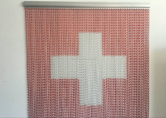 Mành liên kết chuỗi hấp dẫn Nhôm xử lý bề mặt Anodized