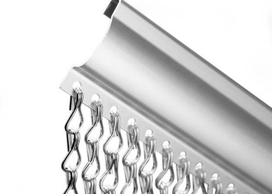 Cửa trang trí Chuỗi liên kết Màn nhôm Côn trùng & Màn hình ruồi Dây 1,9 Mm