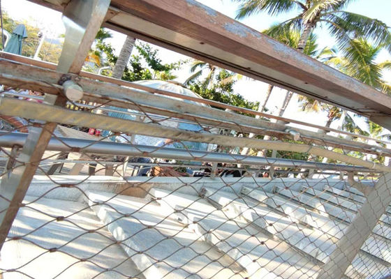 SS304 Dây thép không gỉ linh hoạt Lưới 2.0 Mm Dây 50x50 Mm Lỗ