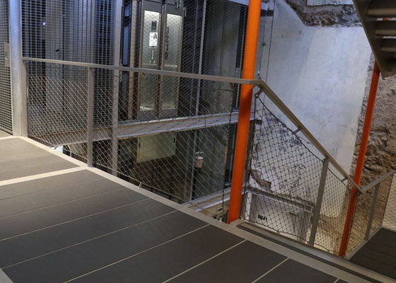 Lưới cáp thép không gỉ 50x50mm SUS 304 316 Chống ăn mòn