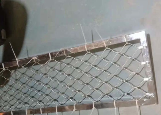 Lưới cáp lan can 0,5-30 mét có khung Chống rơi không gỉ