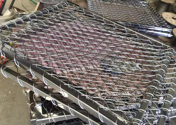 Lưới cáp lan can SUS316 Lưới chống ăn mòn 3.0mm Không rỉ sét