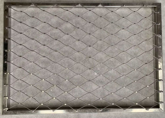 Lưới cáp lan can chống rơi 0,5-30 mét với khung dây 2.0mm
