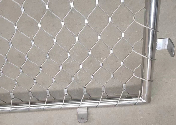 Hàng rào dây cáp tùy chỉnh với khung dây 2.0Mm