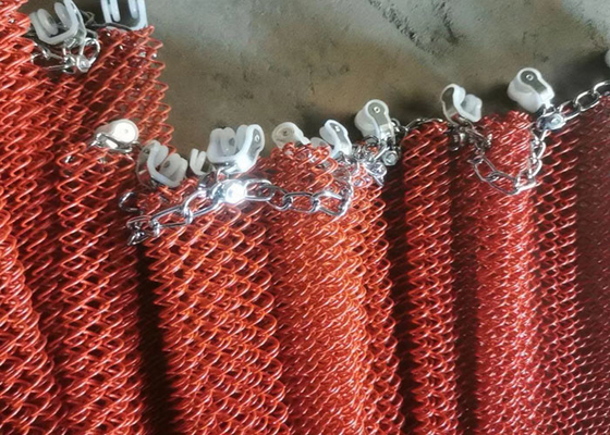 Rèm liên kết chuỗi nhôm oxy hóa anốt cho trang trí và vách ngăn