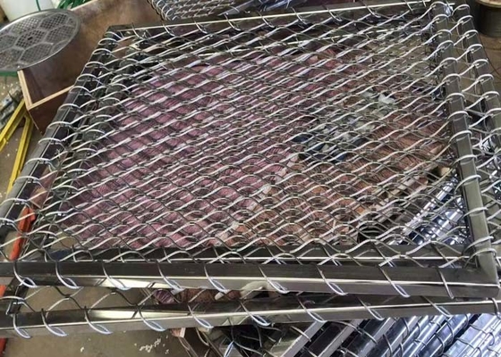 Lưới dây thép không gỉ linh hoạt cho lan can hoặc lan can