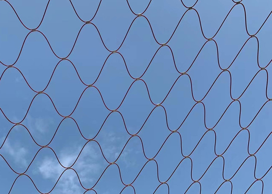 Dây cáp thép không gỉ 304 Lưới dây thép không rỉ Pvc tráng cho kiến ​​trúc