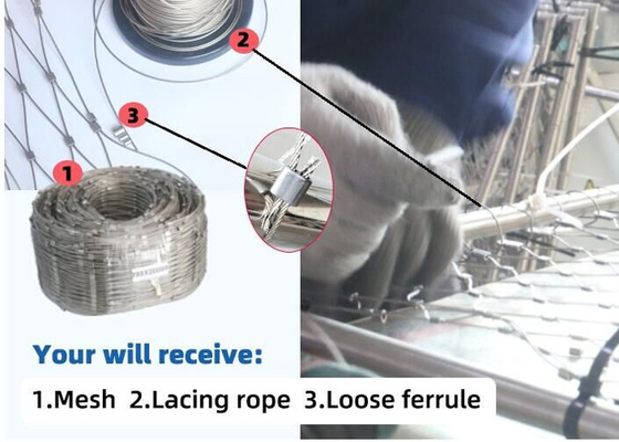 Kích thước lưới dây 1.2mm-6.0mm Kích thước 1m X 30m hoặc tùy chỉnh
