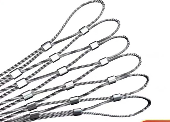 Ferrule Lưới dây thép không gỉ 30 * 30 mm không gỉ cho lan can hoặc lan can