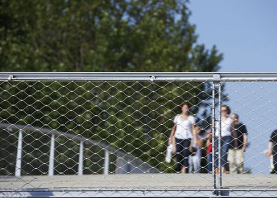 Cáp lan can bằng thép không gỉ 2.0mm 7x7 80x138mm