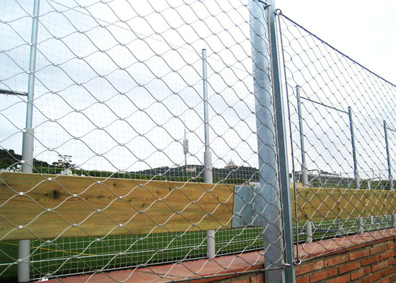 7 X7 Balustrade Cable Mesh, Stainless Steel Wire Rope Net tùy chỉnh