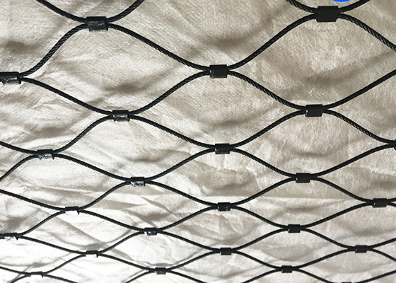 25x25mm sợi dây oxit đen Stainless Steel Safety Netting tùy chỉnh 2.0 mm