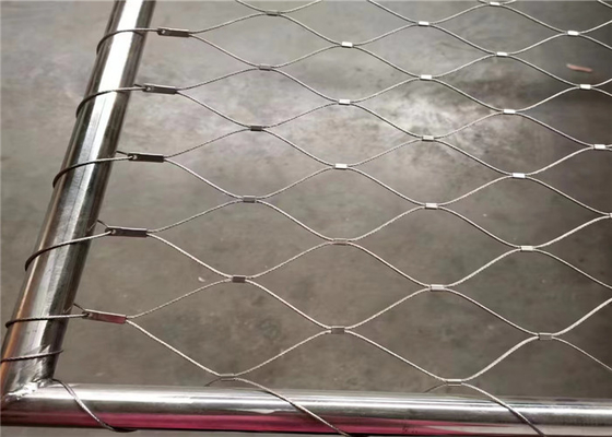 Thép không gỉ Inox 316L linh hoạt Dây lưới hình thoi có hình thoi