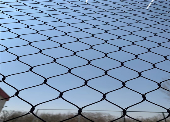 Mạnh Stainless Steel Cable Wire Rope Mesh Aviary Wire Netting cho Zoo Mesh