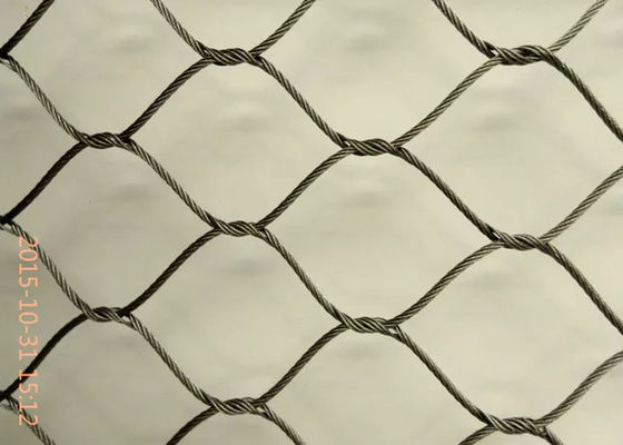 Hình dạng Rhombus lưới lưới linh hoạt lưới dệt thoi AISI316 Kích thước 7x7 / 7x19 Kích thước
