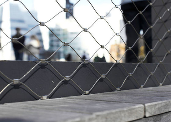 AISI316 7x7 X-Tend Cable Mesh Webnet với Black Oxide Finish