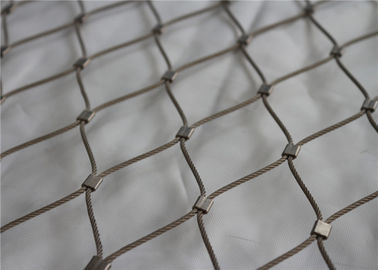 Inox dây cáp dệt lưới 7x7, 7x19 dây hình dạng không thể thay đổi được Rhombus