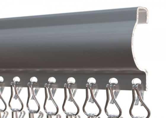 Shiny 12MM Hooks Anodized Nhôm Màn hình Mesh