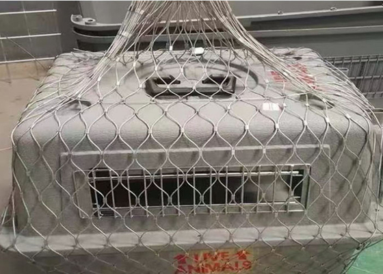 316 Cable Mesh không gỉ 316 Crane Floodlights Nét bảo vệ rơi