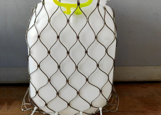 Âm thanh và ánh sáng báo động đèn chống trộm Metal Mesh Bag bảo vệ Balustrade Cable Mesh