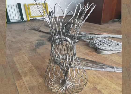 304 Balustrade Cable Mesh bảo vệ thép không gỉ chống trộm cắp dây thừng dây lưới túi