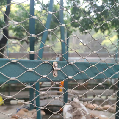 316 Dây thép không gỉ linh hoạt dây thừng Zoo Mesh cho động vật