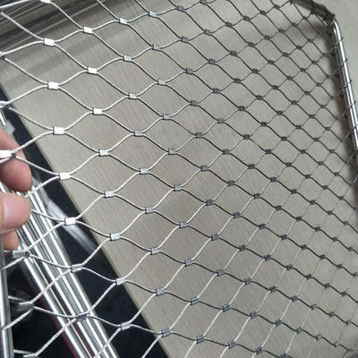 Sợi cáp dây lưới lưới lưới hàng rào 316 Stainless Steel dây lưới cho sở thú
