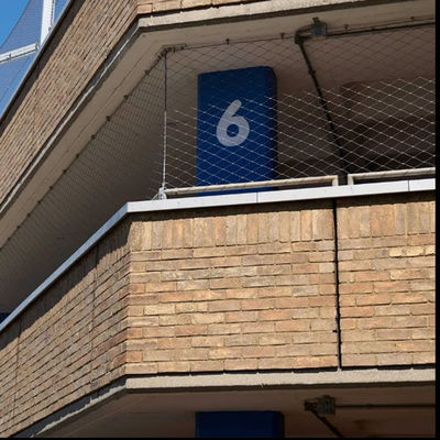 Kim cương thép không gỉ vườn thú Balustrade Cable Mesh