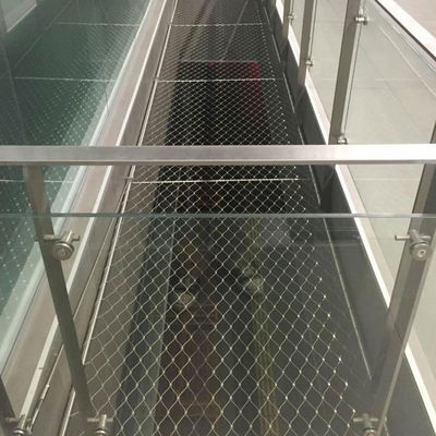Balustrade Net Railing Bảo vệ Stainless Steel Wire Rope Mesh