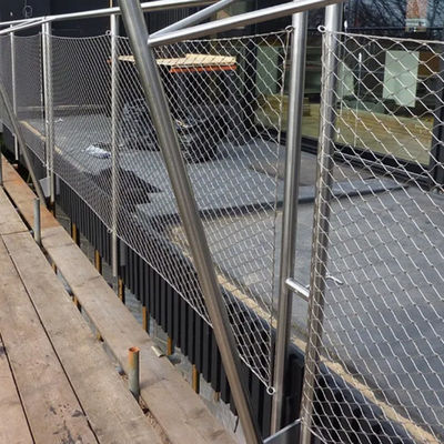 Mạng lưới dây thừng dây mạnh chống ăn mòn cho các ứng dụng ngoài trời và lưới dây thép