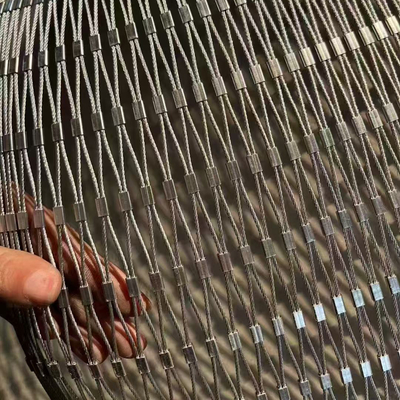 Stainless Steel Wire Cable Net Rope Mesh cho Zoo Aviary hàng rào - AISI316/316L
