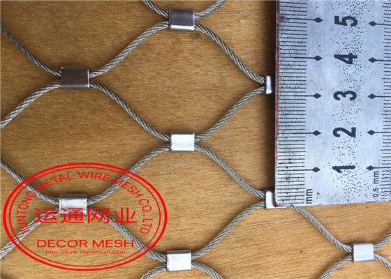 Ferrule loại kiến trúc Wire Mesh an toàn Net kiến trúc kim loại lưới