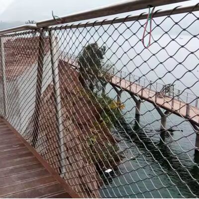 Lưới cáp thép không gỉ 316 304 cho lan can cầu thang