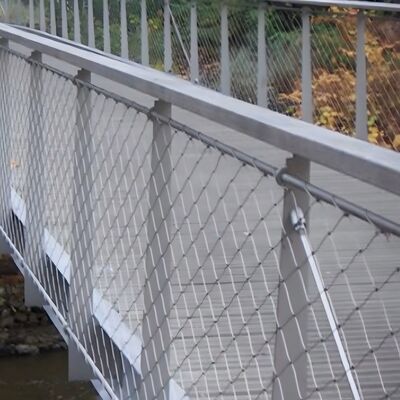 Kim cương thép không gỉ dây cáp Ferrule dệt dây dây thừng lưới cho an toàn cầu