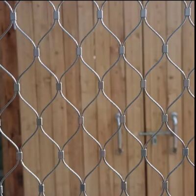 304 Stainless Steel Cable hàng rào lưới cho sự bảo vệ rơi chim Drone vườn thú Animal Cage