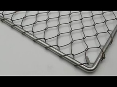 Chiều cao tùy chỉnh Lan can cáp lưới Đường kính dây 2.0mm