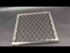 Lưới dây thép không gỉ cho cầu thang trông như thế nào