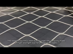 Lưới dây khóa bằng thép không gỉ có khung