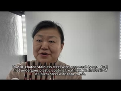 Hàng rào lưới cáp thép không gỉ SS316 kiểu thắt nút, đường kính 1.2 mm đến 4.0 mm