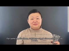 Kim cương Ferrule thép không gỉ dây thừng Bird Aviary lưới