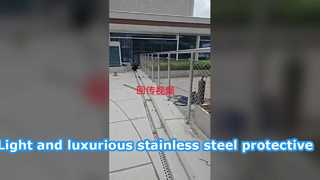 Lưới dây bảo vệ inox nhẹ và sang trọng, thay vì sắt nghệ thuật, đẹp và không rườm rà